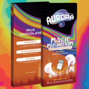 Aurora Magic Mushroom Infused Chocolate – Milk Chocolate 1000mg